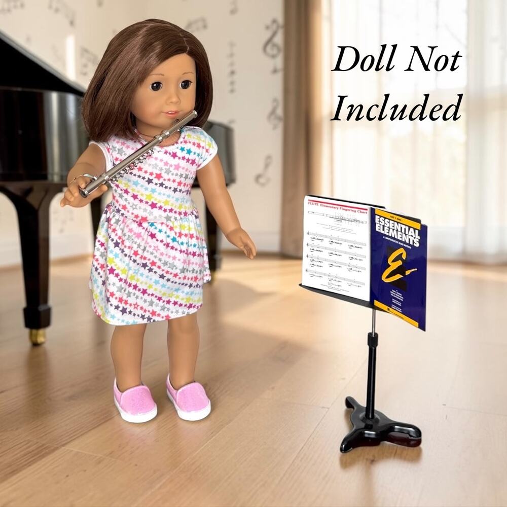 American Girl Flute, Music Stand & Music Book